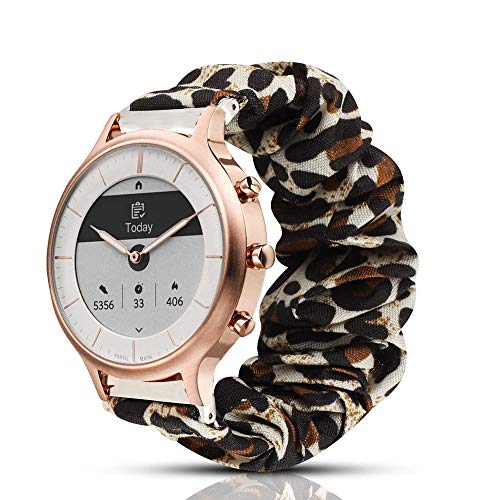 LvBu Armband Kompatibel mit Fossil Charter HR, weiche Haargummis Uhrenarmband für Fossil Charter HR Hybrid Smartwatch (Leopard) von LvBu