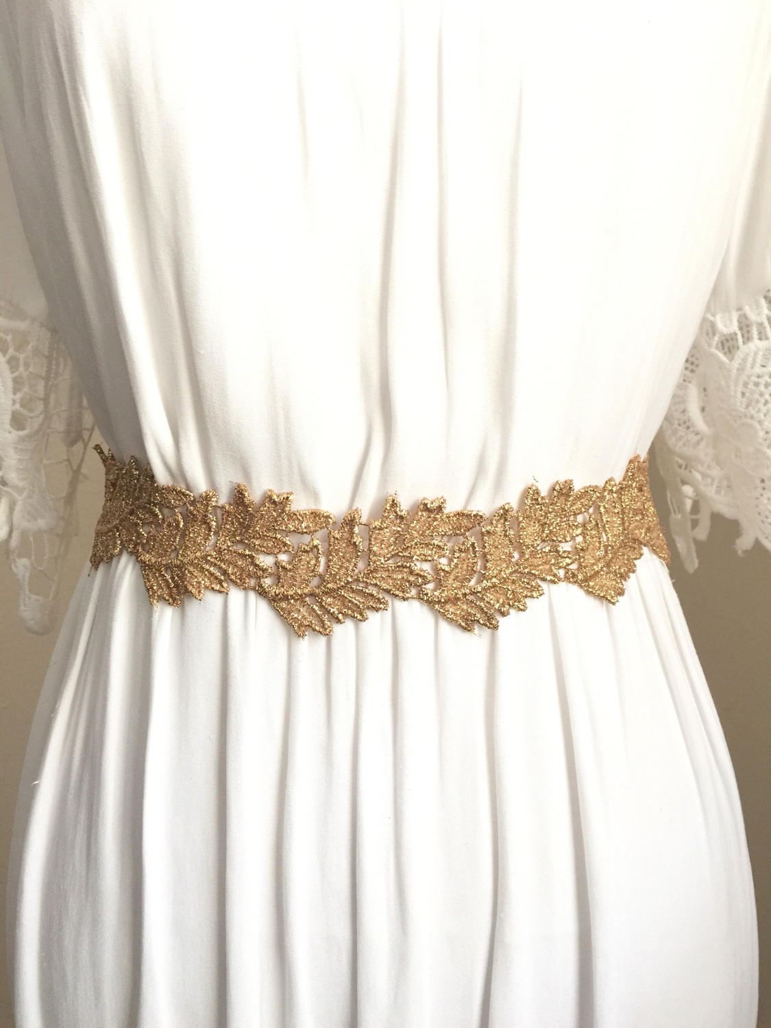Blattgold Braut-Schärpe Blattgold Braut-Schärpe von LveDve