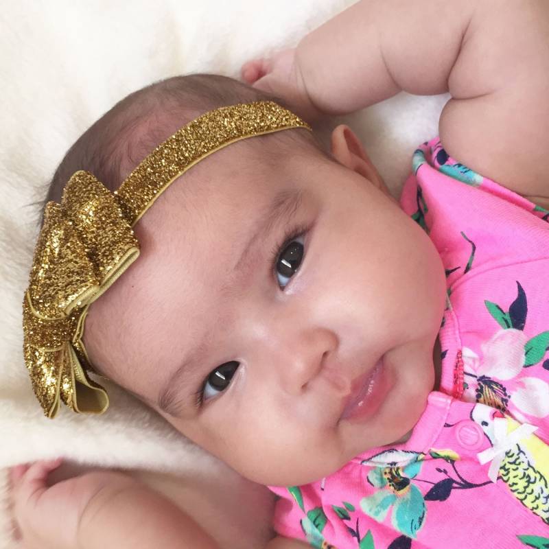 Glitzerndes Gold Schleifen Stirnband Glitzerndes Gold Schleifen Stirnband von LveDve