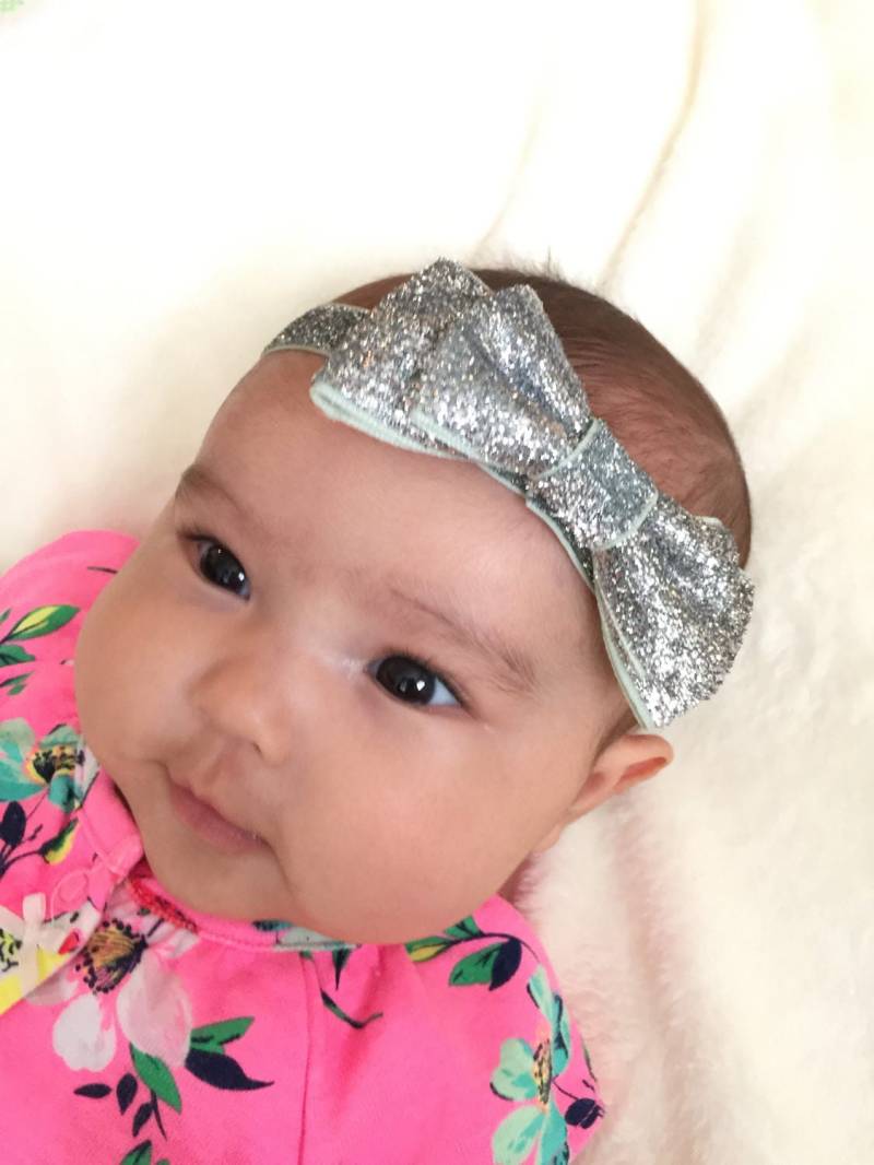 Silber Schleife Haarband Silber Schleife Haarband von LveDve