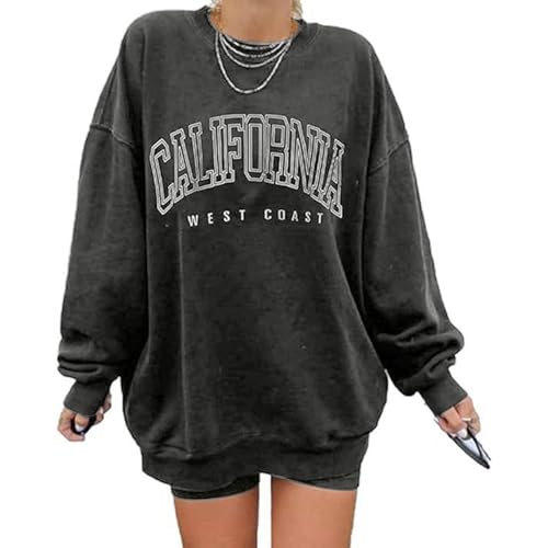 Hoodie Damen Oversize, Los Angeles Sweatshirt Damen Oversize Pullover Herbst Vintage Pulli ÜBergroßE Rundhals Langarm Oberteile Tops Teenager MäDchen Klamotten Y2K Clothes, XXL Hoodie Damen Oversize, Los Angeles Sweatshirt Damen Oversize Pullover Herbst Vintage Pulli ÜBergroßE Rundhals Langarm Oberteile Tops Teenager MäDchen Klamotten Y2K Clothes, XXL von Lvnsdknerse