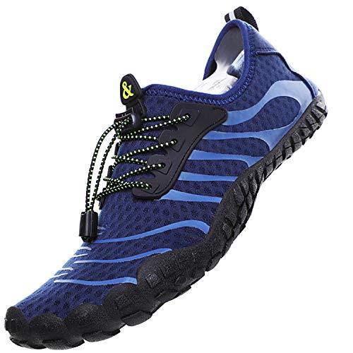 Lvptsh Badeschuhe Wasserschuhe Strandschuhe Aquaschuhe Herren Damen 44 EU Blau von Lvptsh