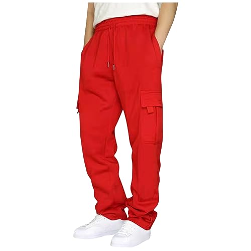 Lxitoler Jogpants Herren Herren Cargohose Trousers for Men Stretch Cargohose Herren Jogginghose Herren lang Sweatpants Herren Cargohose Herren Winter männer Hosen Hose schwarz Herren von Lxitoler