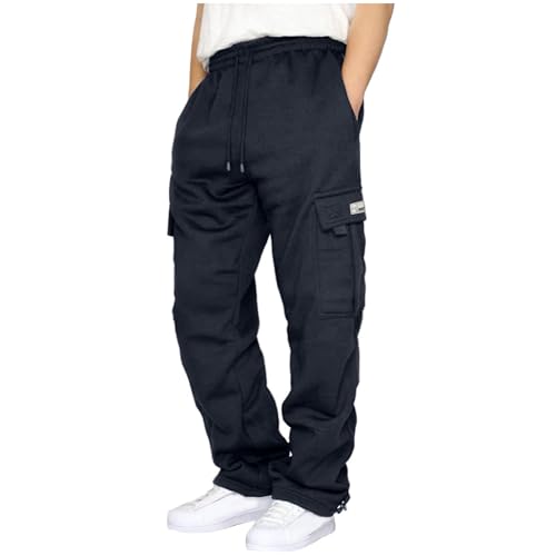 Lxitoler Men Trousers männer Hosen winterhosen Herren Winter Hose Sweatpants Herren Baggy Herren Cargohose Stretch graue Jogginghose Herren Herren Hose schwarz Jogginghose Herren von Lxitoler