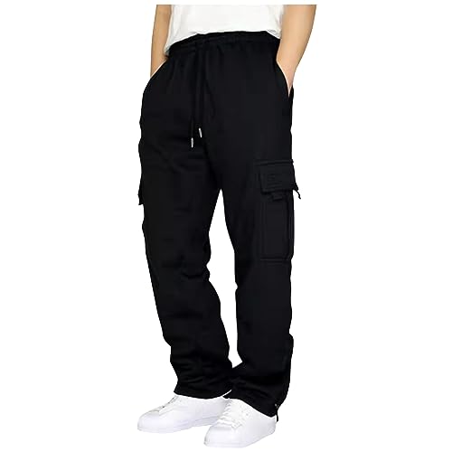 Lxitoler warme Jogginghose Herren warme Jogginghose Herren Winter Hose Herren Sweathose Hose Winter Herren Jogginghose Herren lang Herren Hose schwarz Cargo Herren Hose schwarz Herren von Lxitoler