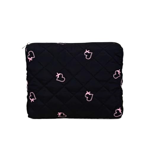 Aesthetic Stuff Clean Girl Kulturbeutel Mädchen Toiletttasche Make Up Tasche Kosmetiktasche Blumen Tragbare Schminktasche für Mädchen Frauen (S) von LxmQuyliven