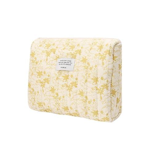 Emergency Kit Girls School Bag Kulturtasche Damen Kulturbeutel Damen Make Up Tasche Mit Blumenmuster Gross Clean Girl Room Decor FüR Make-Up-Pinsel Und Beauty-Utensilien (L) von LxmQuyliven