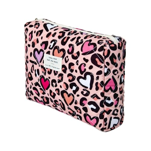 Girls School Bag Make Up Tasche Kulturtasche Damen Mit Blumenmuster Waschtasche Damen Gross Clean Girl Room Decor für Beauty-Utensilien Makeup Organizers (X) von LxmQuyliven