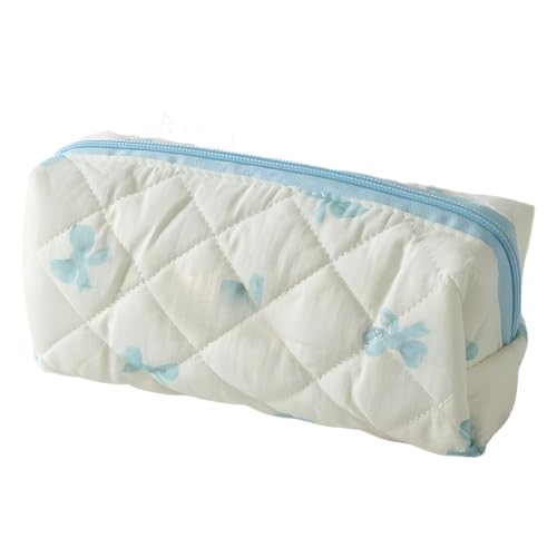 Kosmetiktasche Blumen Cosmetic Bag Girls with Floral Pattern Pink Cosmetic Bag Soft Cotton Material Multifunctional Cute Beauty Bag (I) von LxmQuyliven