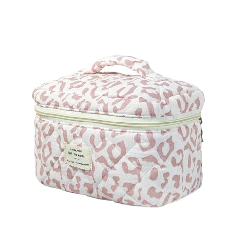 Waschtasche Groß Blumen Tragbare Makeup Tasche Make Up Bag Emergency Kit ReißVerschlusstasche Mit Blauen Kosmetiktasche Damen Groß Für Frauen, Alltag Und Reisen (K) von LxmQuyliven