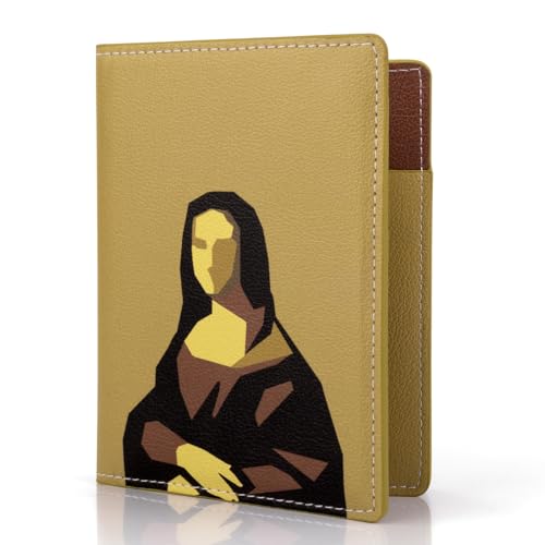 Lychii Reisepass Hülle, Schlankes Leder Passport Hülle, Reisedokumente Organizer für Kreditkarten, Ausweis und Reisedokumente, Reisepasshülle Personalisiert für Damen Herren von Lychii