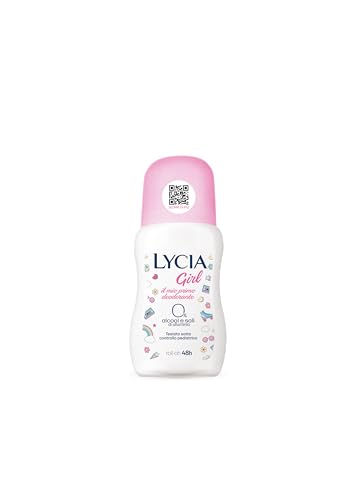 Lycia - Deodorant Roll on Girl, Deodorant für Mädchen und Kinder, dermatologisch getestet unter pädiatrischer Kontrolle, 50 ml von Lycia