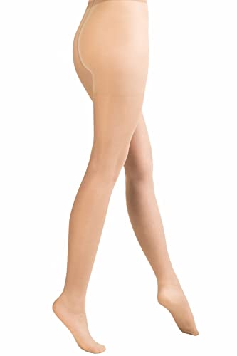 Damenstrumpfhose 20 den Nude durchsichtig S, M, L, XL, XXL, 3XL, 4XL Lycra matt (5/XL, Nude) von Lycille