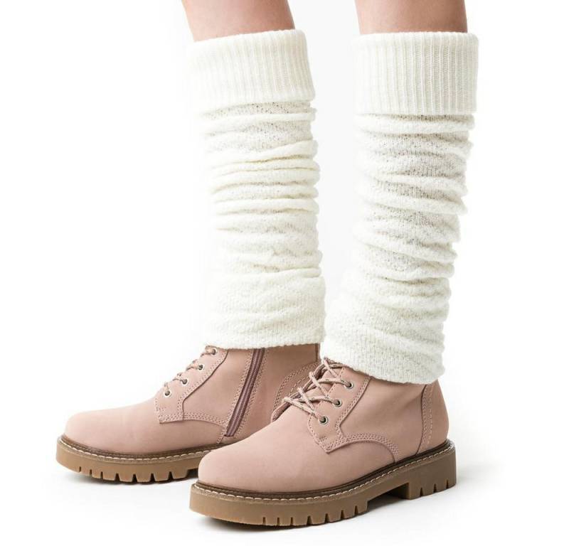 Lycille Beinstulpen Beinstulpen für Frauen aus Wolle mit Fischgräten-Muster Beinwärmer, Universalgröße von Lycille