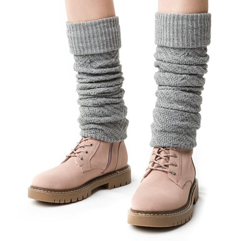 Lycille Beinstulpen Beinstulpen für Frauen aus Wolle mit Fischgräten-Muster Beinwärmer, Universalgröße von Lycille