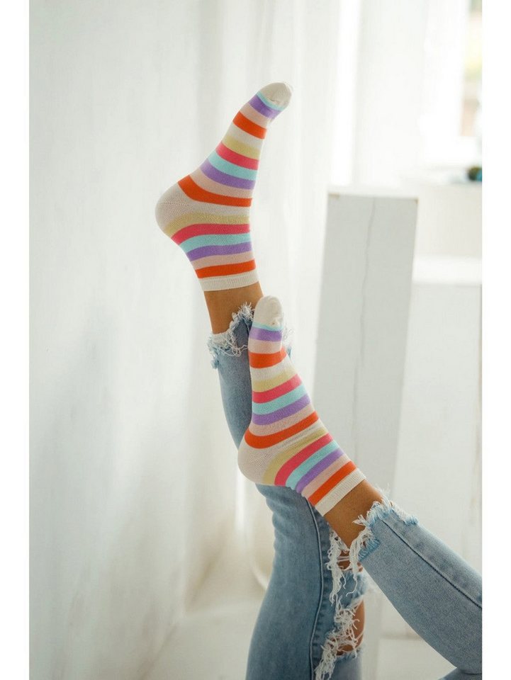 Lycille Langsocken SOCKEN MIT STREIFEN von Lycille