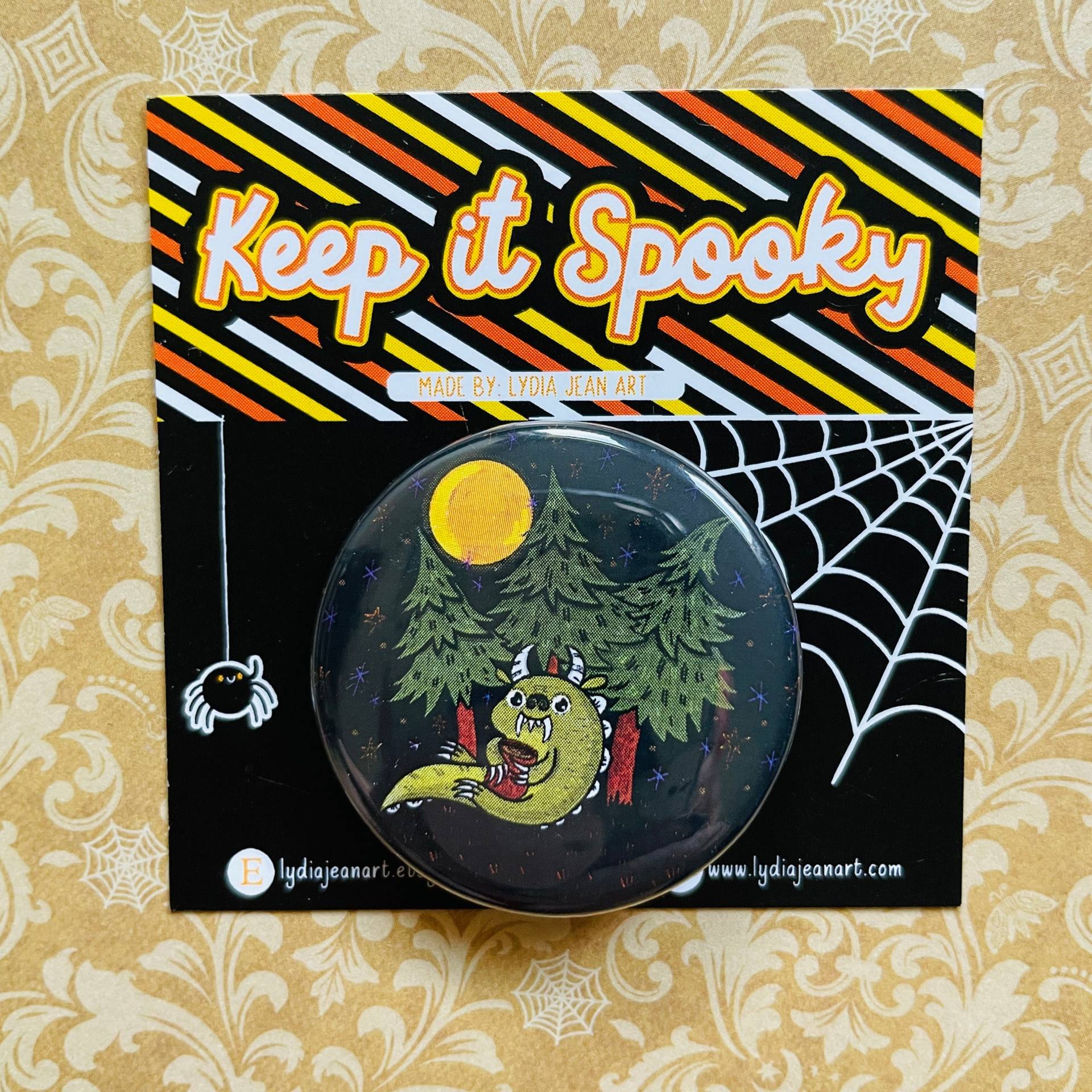 Hodag Pin Oder Magnet Für Halloween Liebhaber | Knopf Button Pack von LydiaJeanArt