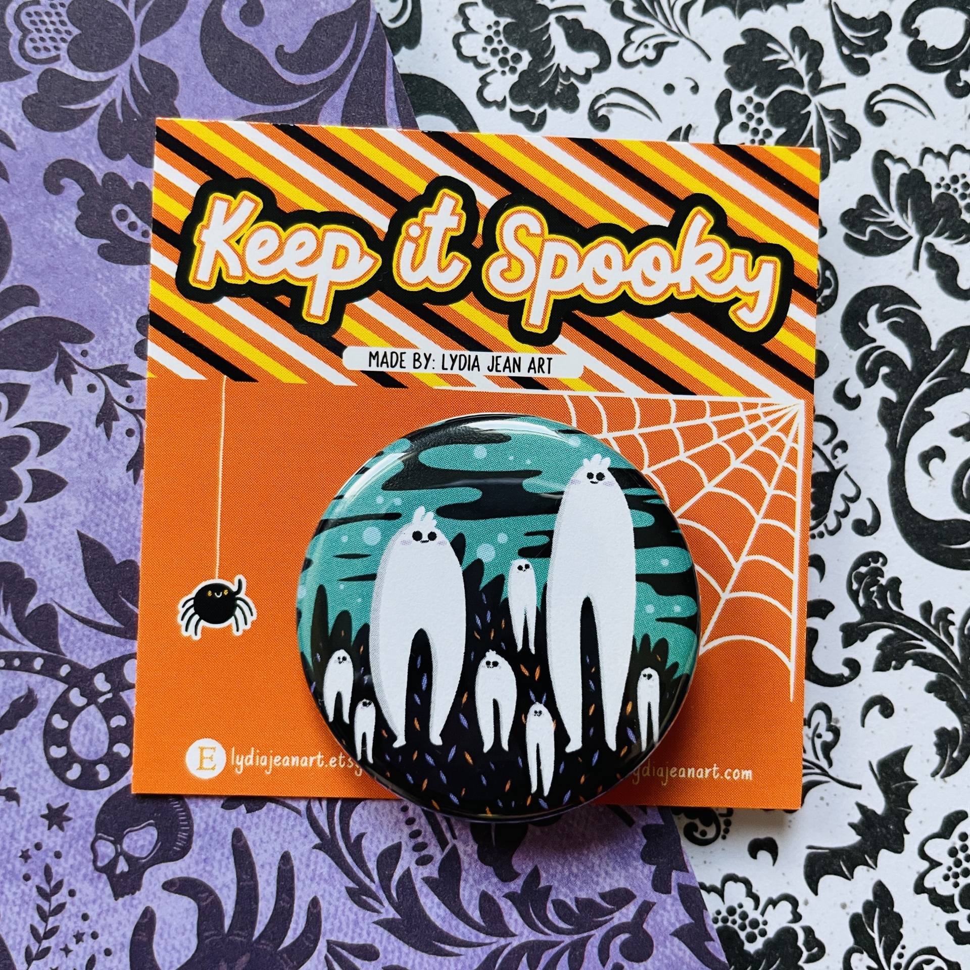 Nightwalker Pin Oder Magnet Für Halloween Liebhaber | Fresno Nachtwandler Knopf Button Pack von LydiaJeanArt