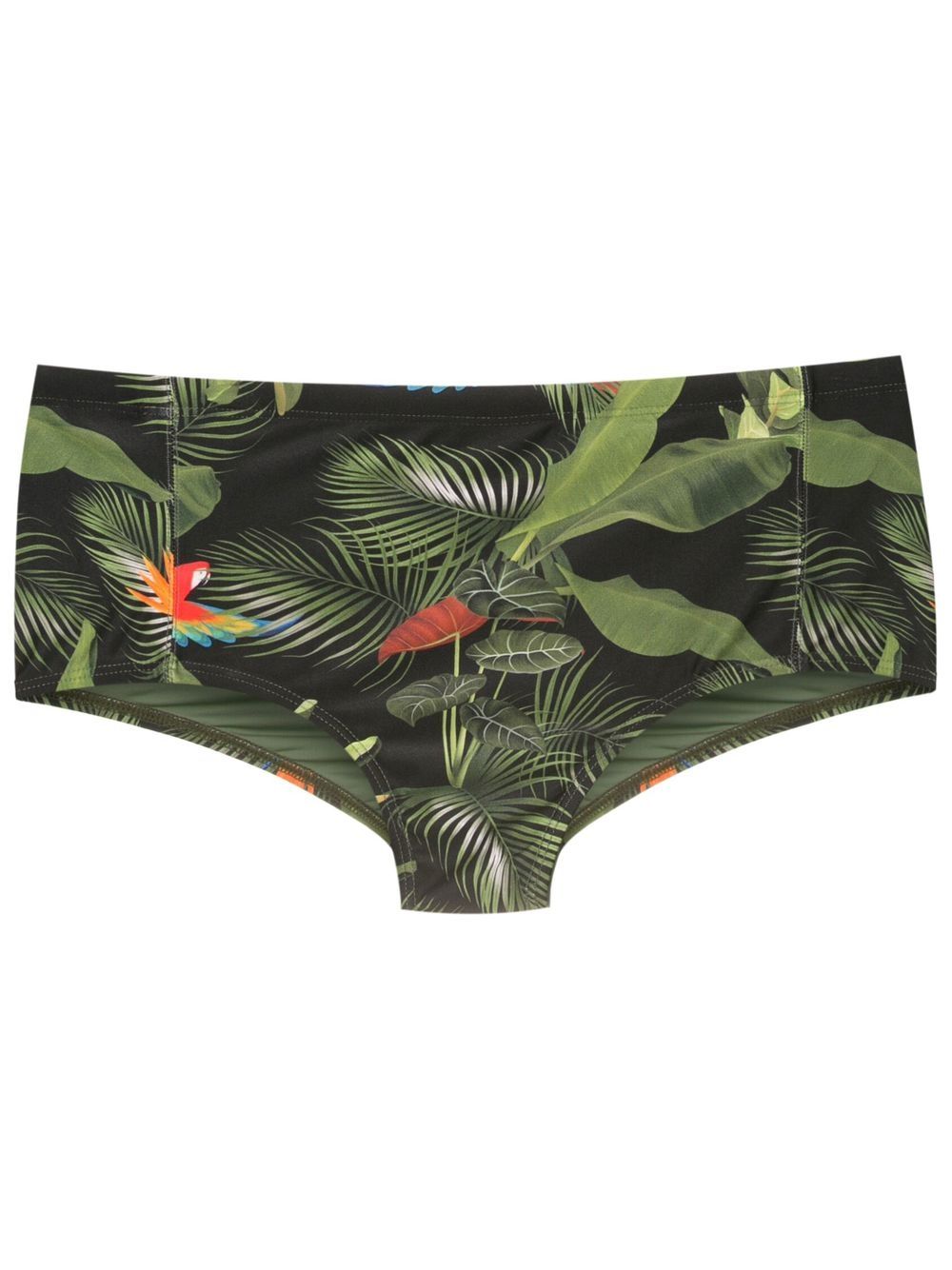 Lygia & Nanny Badehose mit Blatt-Print - Schwarz von Lygia & Nanny