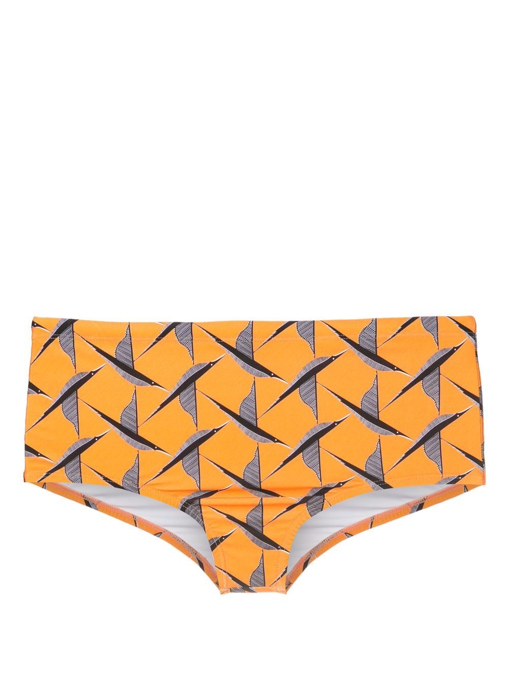 Lygia & Nanny Badeshorts mit Vogel-Print - Orange von Lygia & Nanny