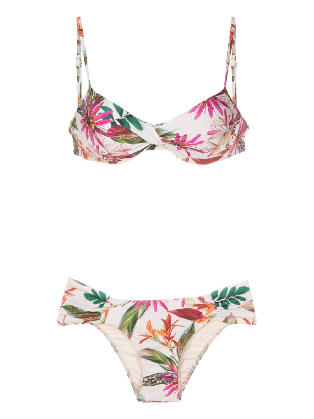 Lygia & Nanny Bikini mit botanischem Print - Mehrfarbig von Lygia & Nanny