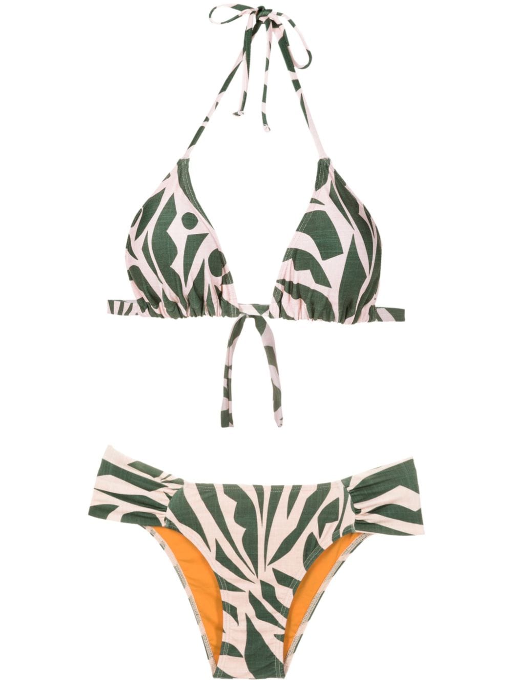 Lygia & Nanny Bikini mit grafischem Print - Grün von Lygia & Nanny