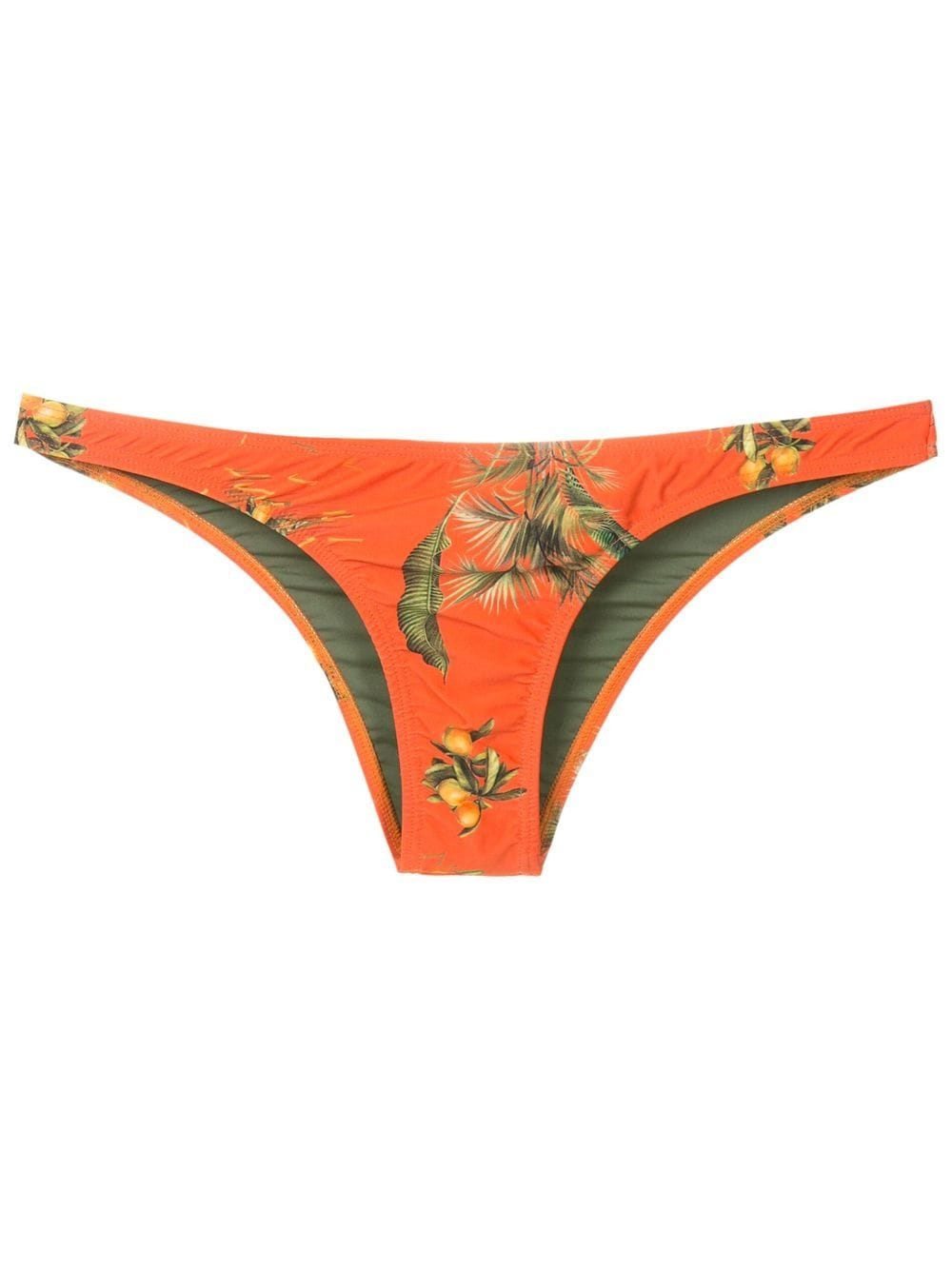 Lygia & Nanny Bikinihöschen mit Blumen-Print - Orange von Lygia & Nanny