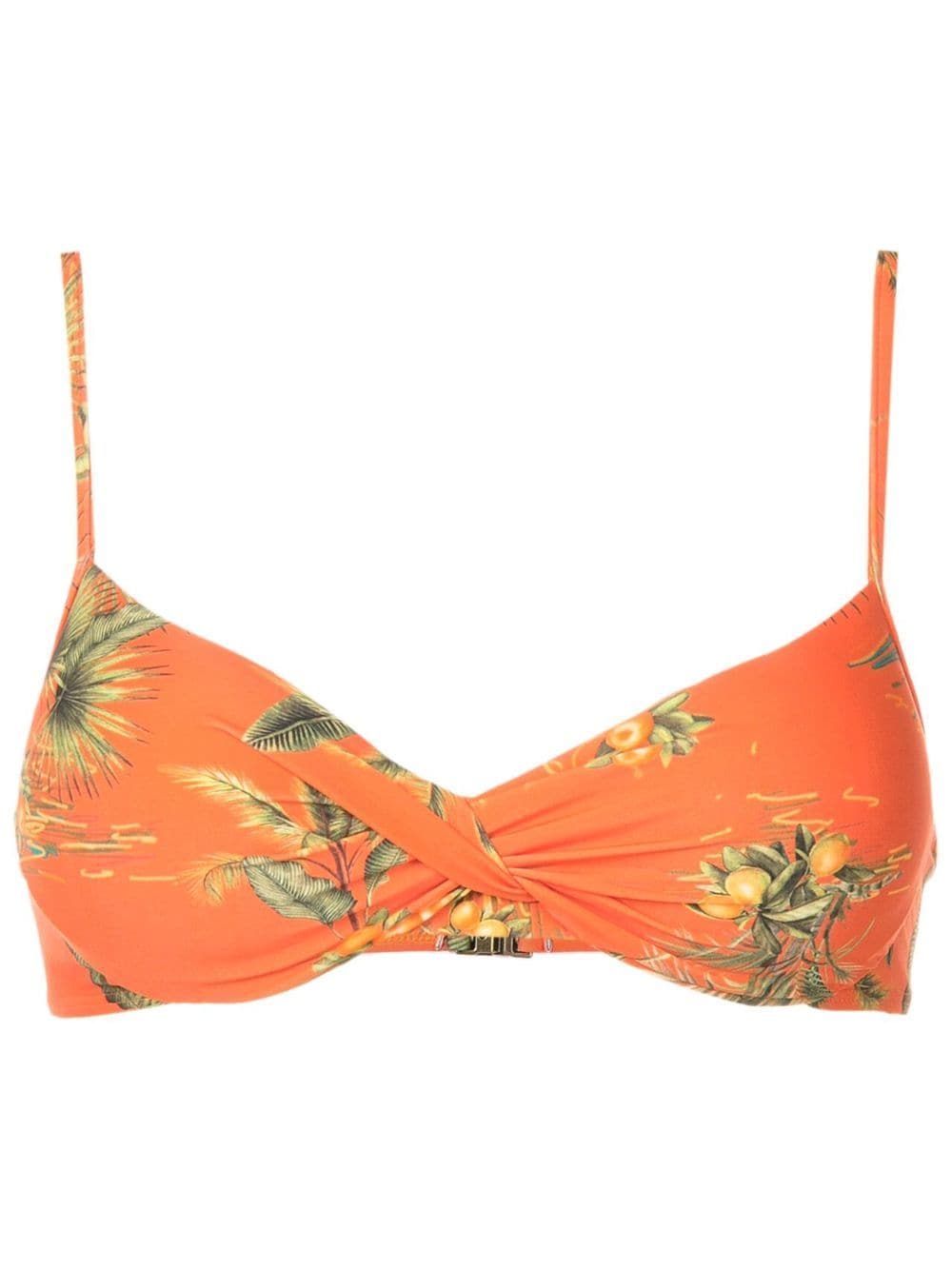 Lygia & Nanny Bikinioberteil mit Blumen-Print - Orange von Lygia & Nanny