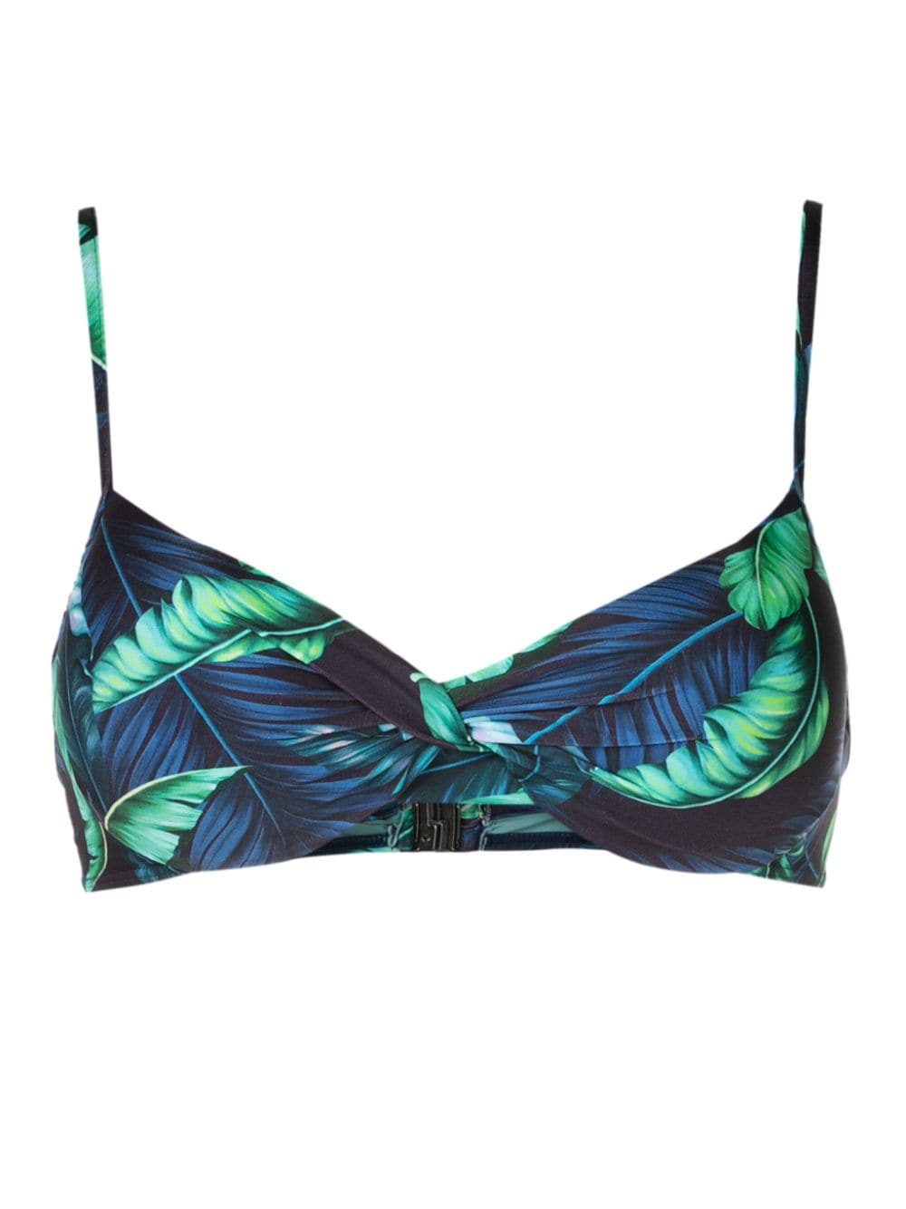 Lygia & Nanny Cassis Bikinioberteil mit Blatt-Print - Blau von Lygia & Nanny