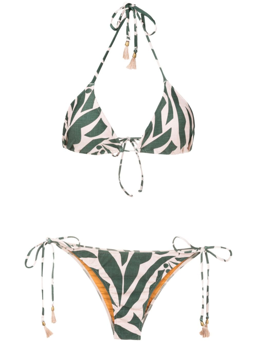 Lygia & Nanny Maya Bikini mit Print - Grün von Lygia & Nanny