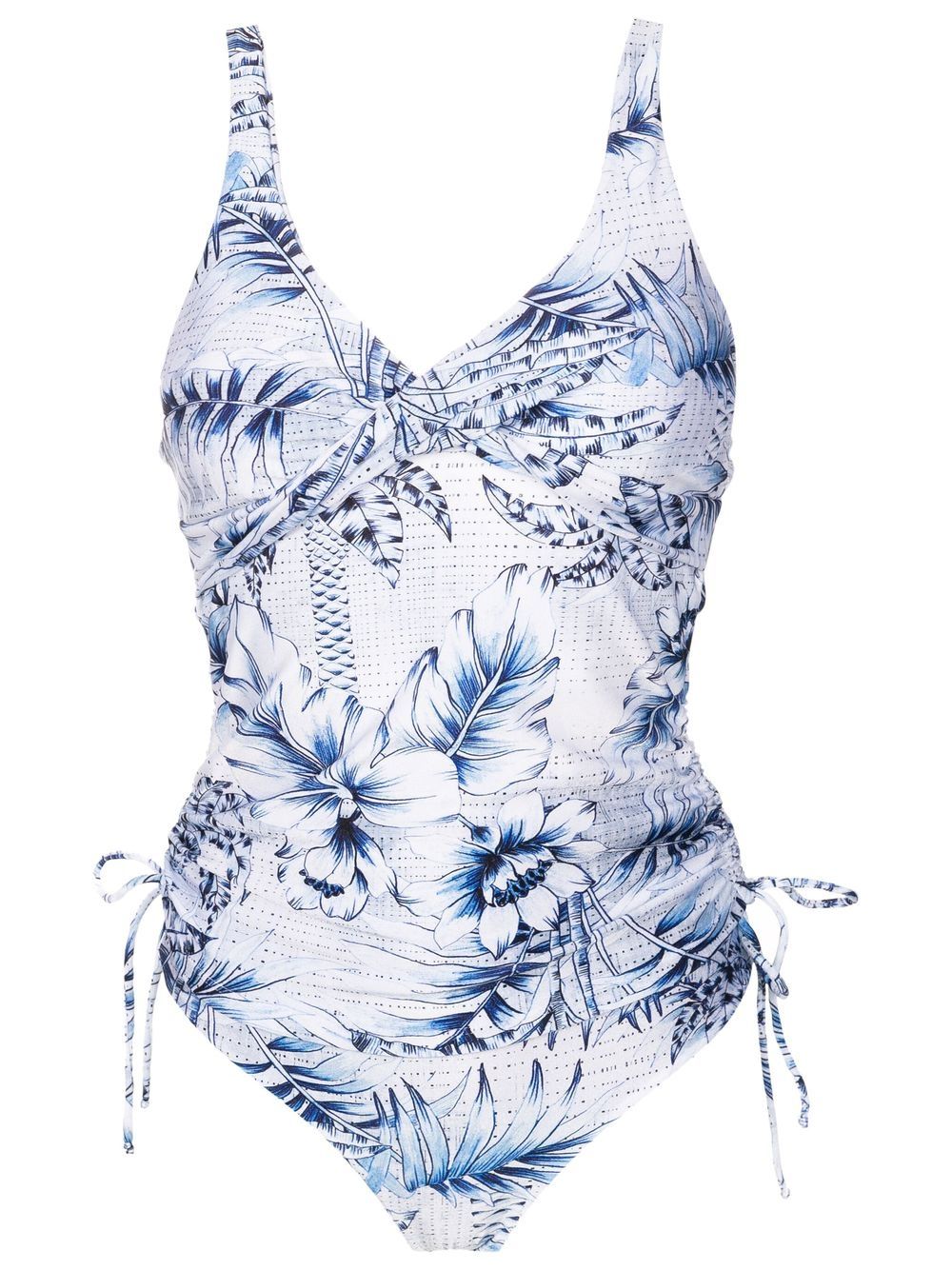 Lygia & Nanny Tankini mit Palmen-Print - Blau von Lygia & Nanny