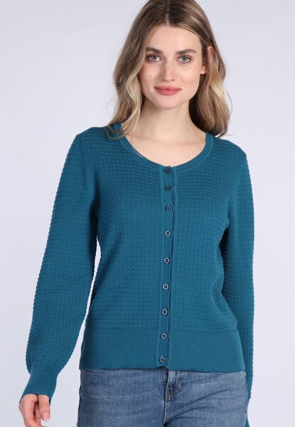 Lykka du Nord Feminime Strickjacke aus Bio-Baumwolle - Manon | Retro-Stil von Lykka du Nord