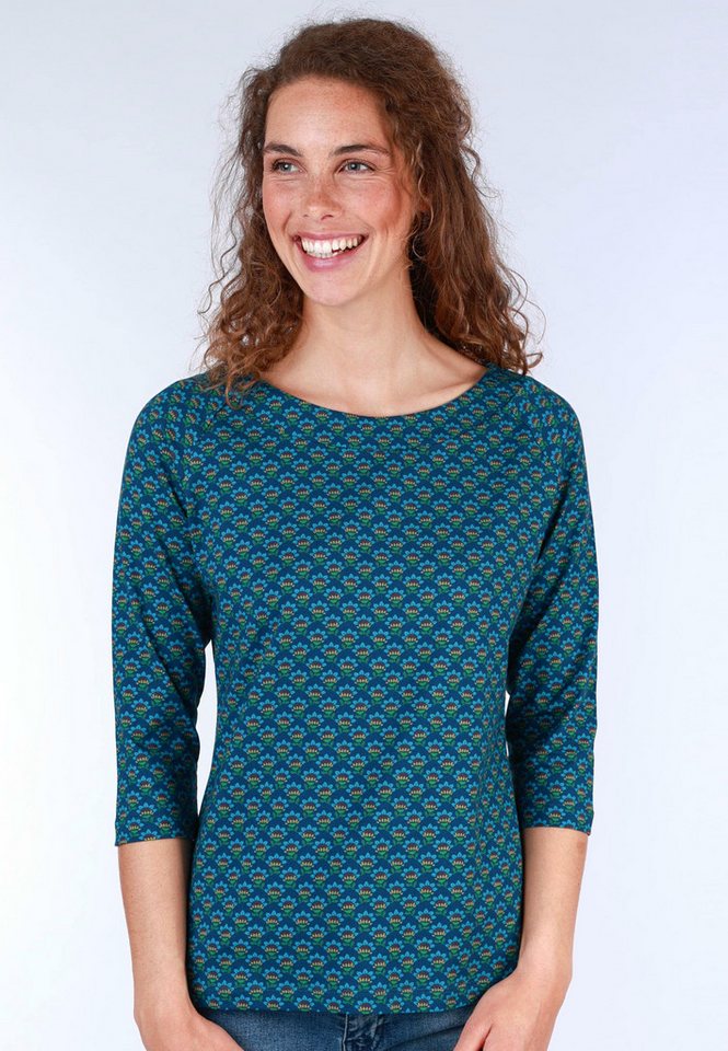 Lykka du Nord Langarmshirt Zoa geo flower Bio-Baumwolle von Lykka du Nord