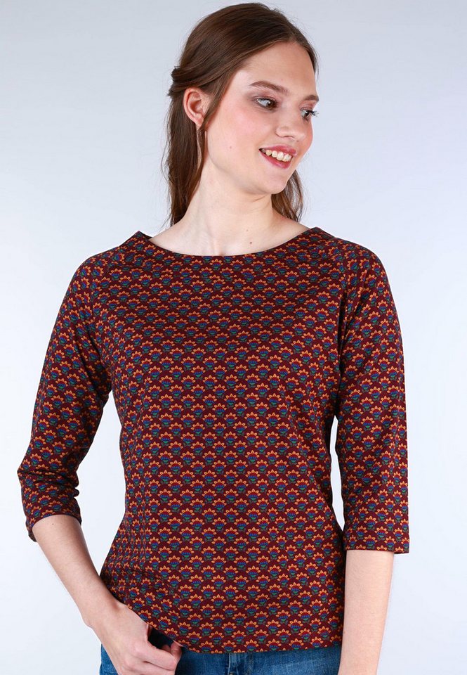 Lykka du Nord Langarmshirt Zoa geo flower Bio-Baumwolle von Lykka du Nord