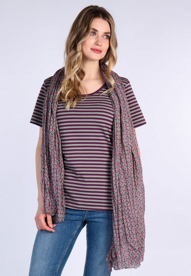 Lykka du Nord Schal Geflo geo flower, Bio-Baumwolle von Lykka du Nord