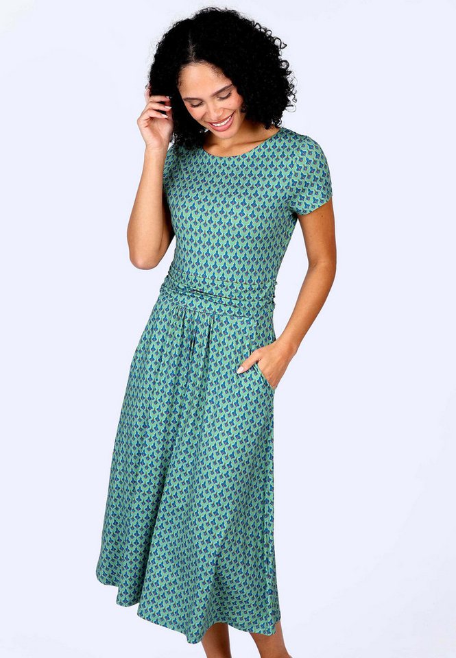 Lykka du Nord Sommerkleid Malind geo Taillenraffung von Lykka du Nord