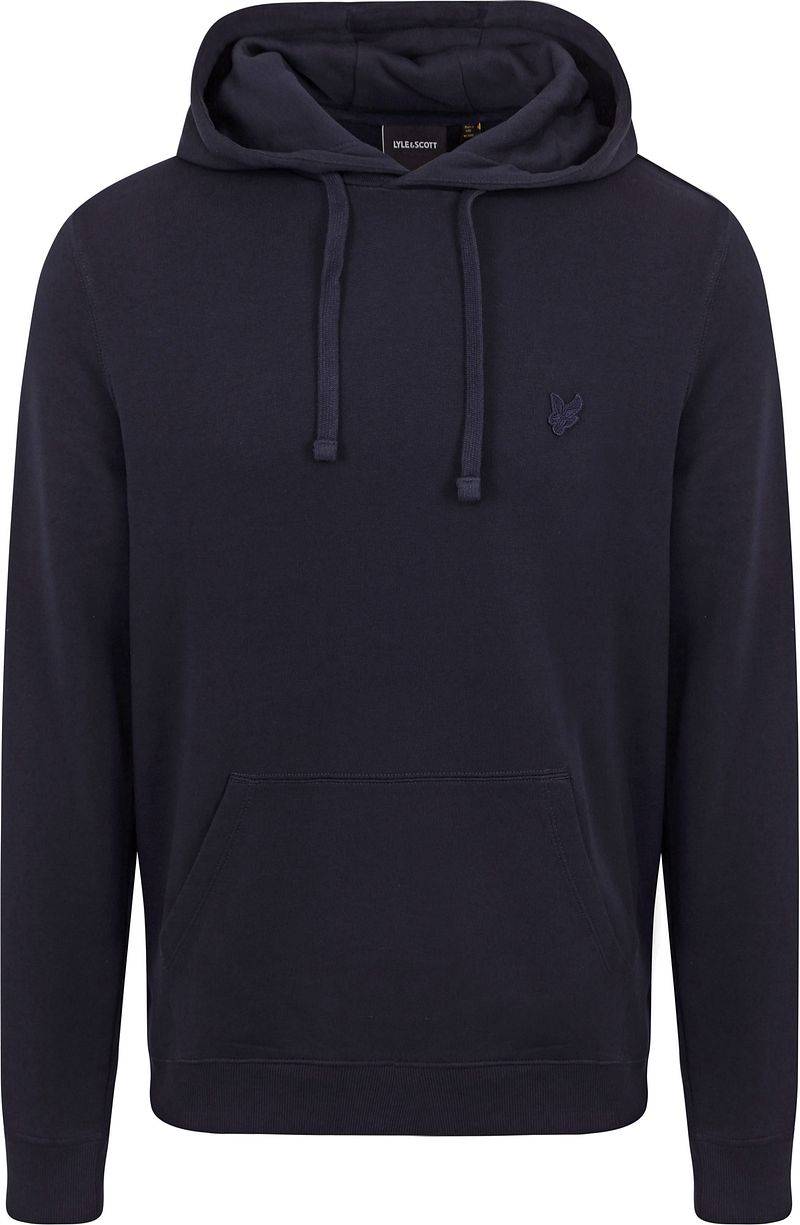 Lyle and Scott Hoodie Tonal Navy - Größe S von Lyle and Scott