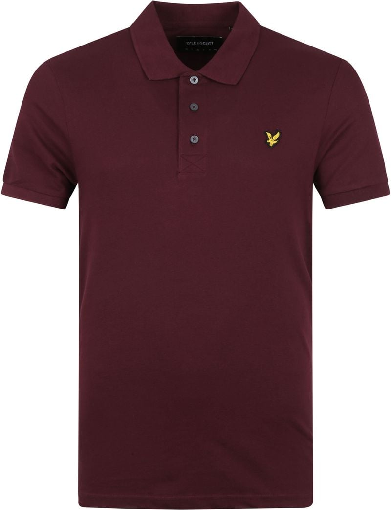 Lyle and Scott Poloshirt Burgundy - Größe L von Lyle and Scott