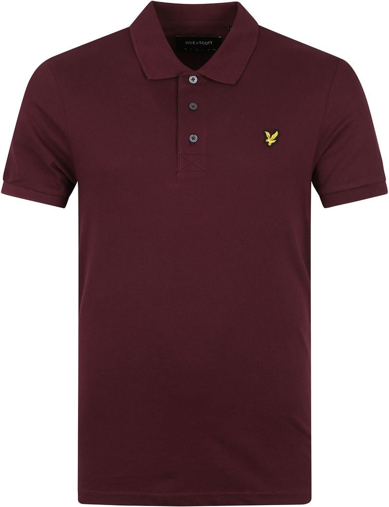 Lyle and Scott Poloshirt Burgundy - Größe XXL von Lyle and Scott