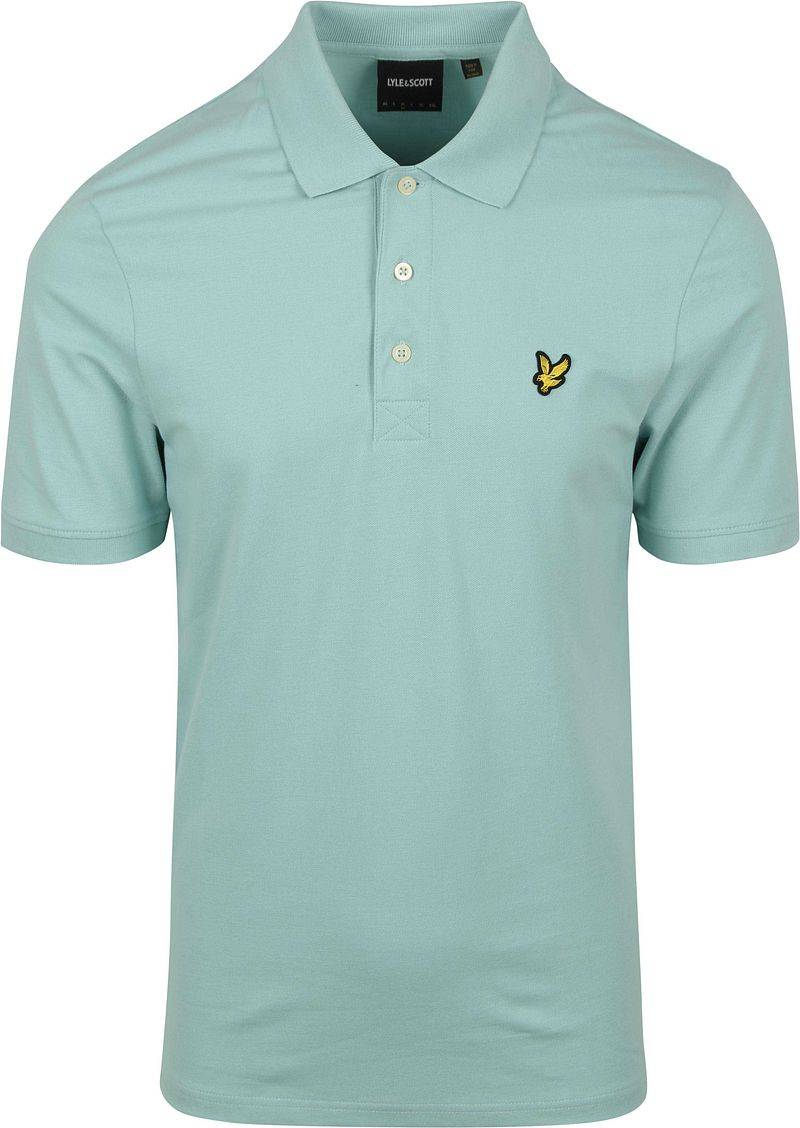 Lyle and Scott Poloshirt Future Hellblau - Größe L von Lyle and Scott