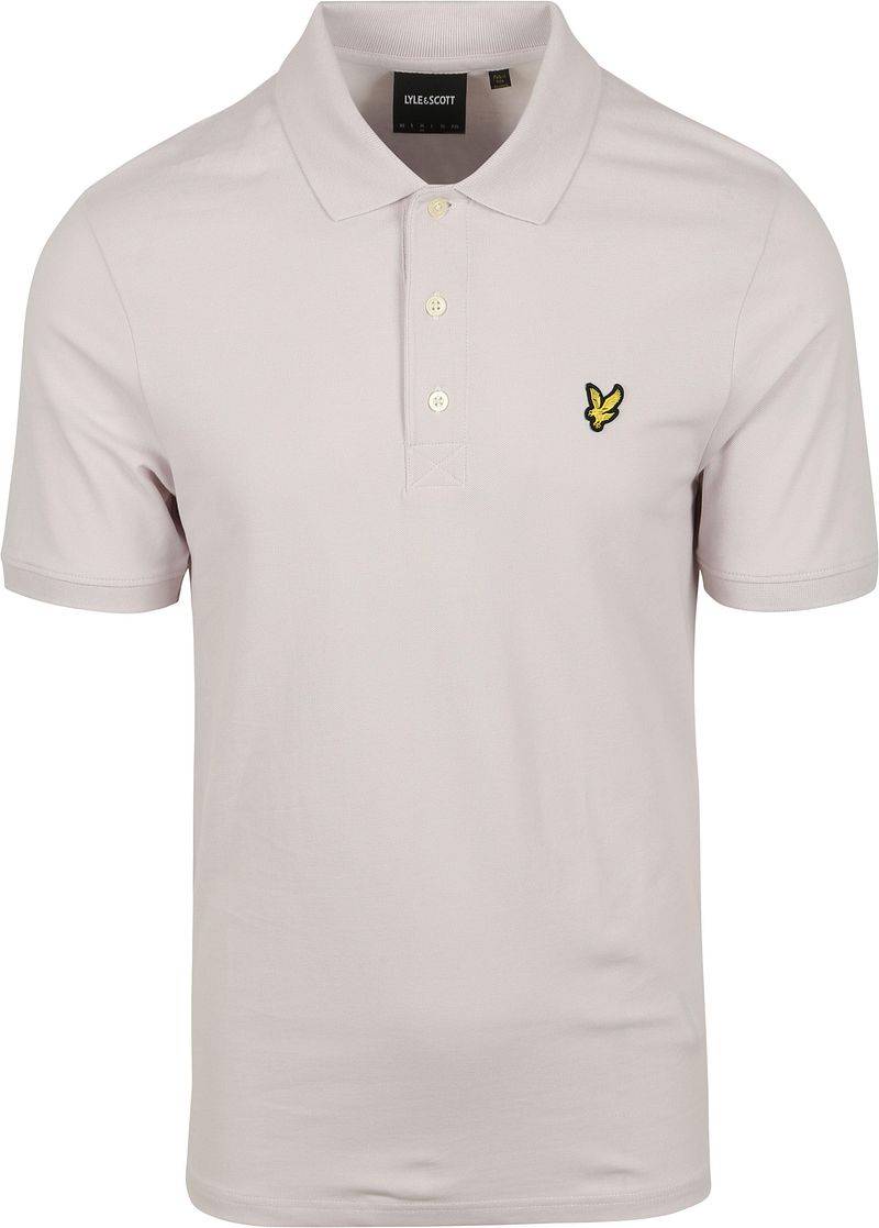 Lyle and Scott Poloshirt Lilac Mist  - Größe L von Lyle and Scott