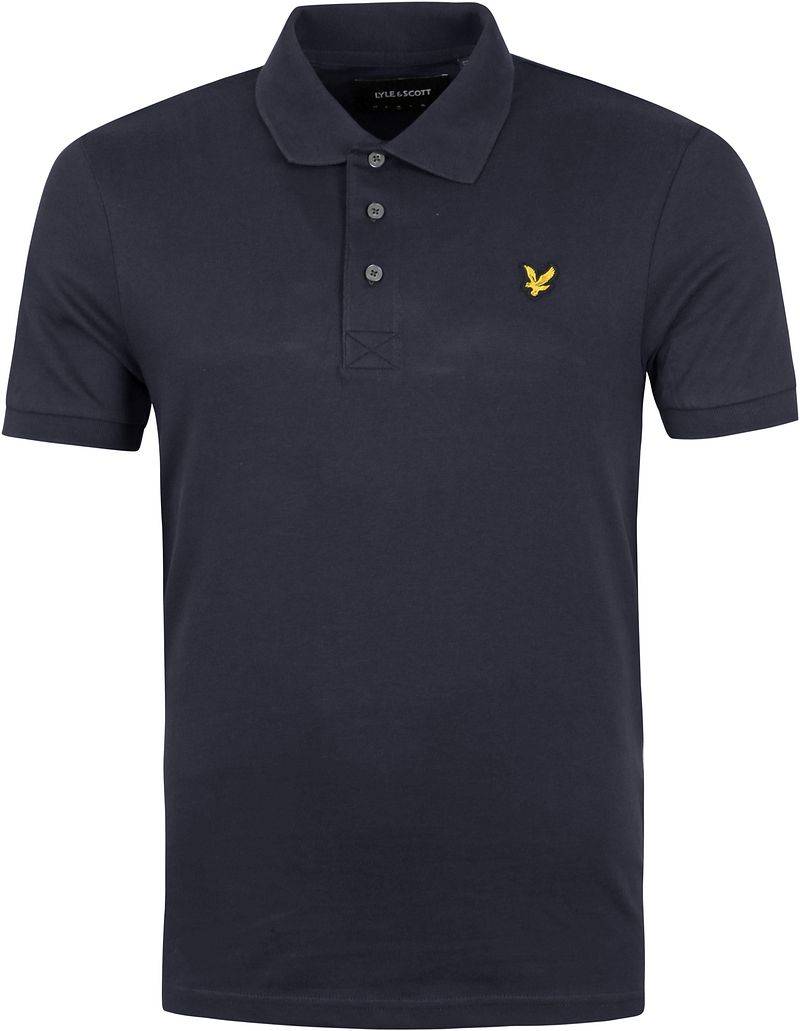 Lyle and Scott Poloshirt Navy - Größe S von Lyle and Scott