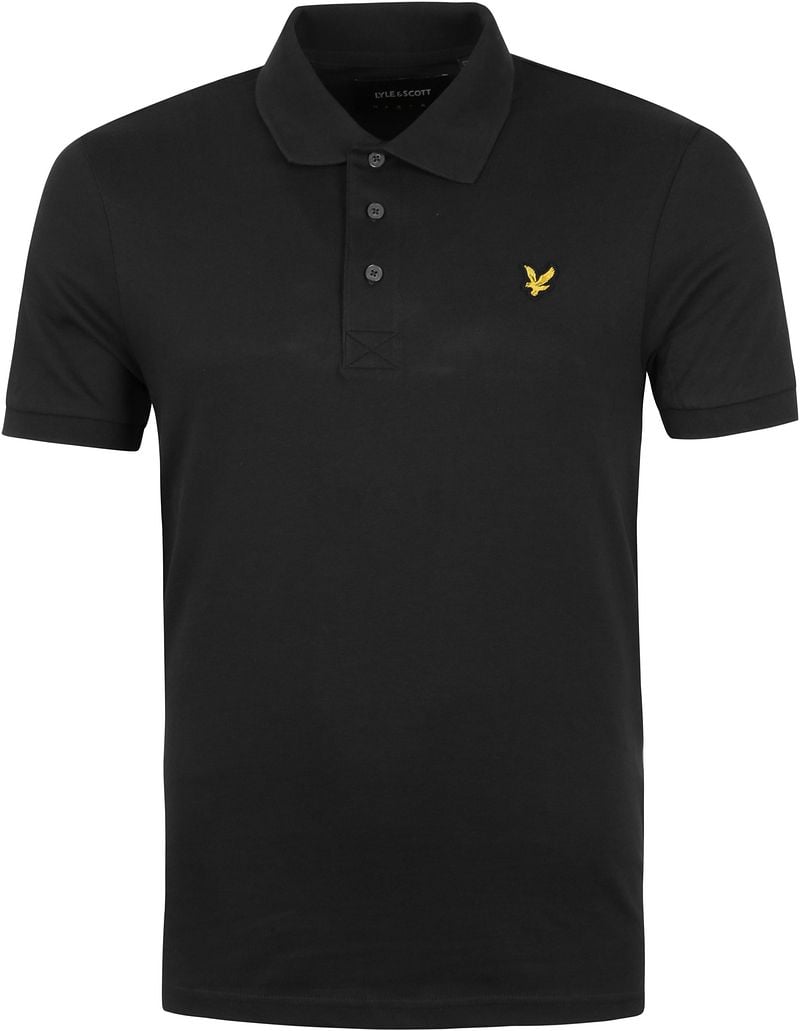 Lyle and Scott Poloshirt Schwarz - Größe L von Lyle and Scott