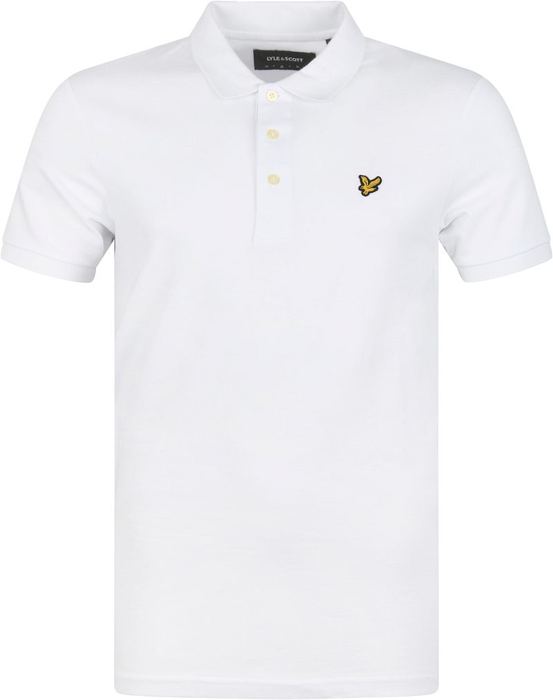 Lyle and Scott Poloshirt Weiß  - Größe L von Lyle and Scott