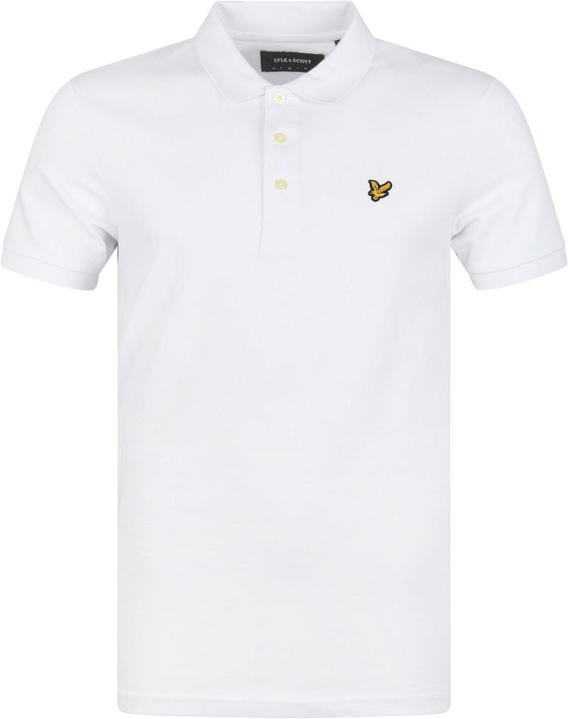 Lyle and Scott Poloshirt Weiß  - Größe S von Lyle and Scott