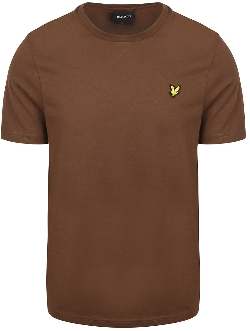 Lyle and Scott T-Shirt Braun - Größe L von Lyle and Scott