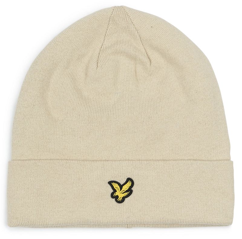 Lyle & Scott Beanie Wool Blend Ecru - von Lyle and Scott