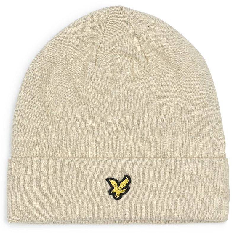 Lyle & Scott Beanie Wool Blend Ecru - von Lyle and Scott