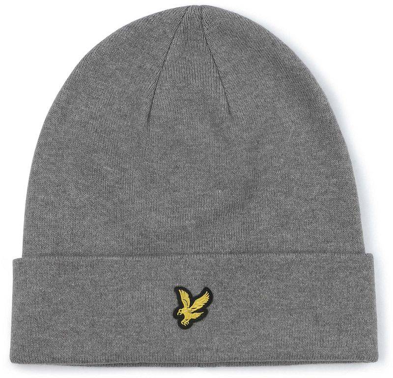 Lyle & Scott Beanie Wool Blend Grau - von Lyle and Scott