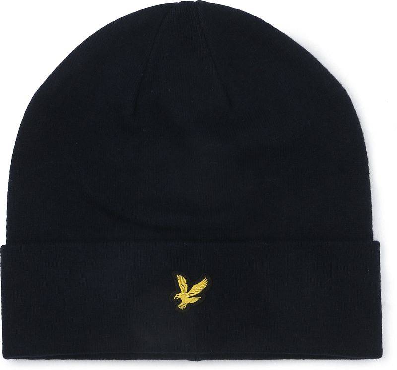 Lyle & Scott Beanie Wool Blend Navy - von Lyle and Scott